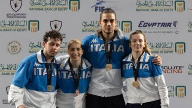 إيطاليا تكتسح ميداليات الفردى بكأس العالم لسلاح الشيش فى القاهرة
