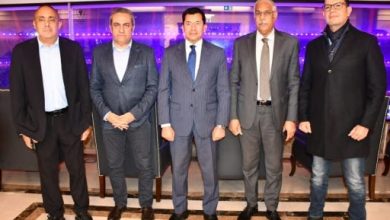 وزير الرياضة يشهد افتتاح بطولة كأس عاصمة مصر بين المنتخب الوطنى ونيوزيلندا