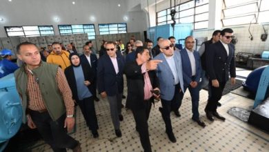 وزير الإسكان ومحافظ الشرقية يتفقدان محطة تنقية مياه العباسة بمركز أبو حماد