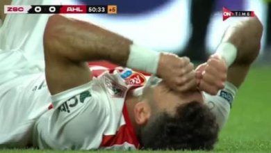 زيزو يطلب من جمهوره الدعاء بعد إصابته فى مباراة نهائى كأس مصر