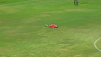 لحظة سقوط أحمد رفعت بطريقة مروعة فى مباراة الاتحاد ضد فيوتشر.. فيديو